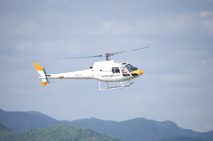 ヘリコプターのフライトショー