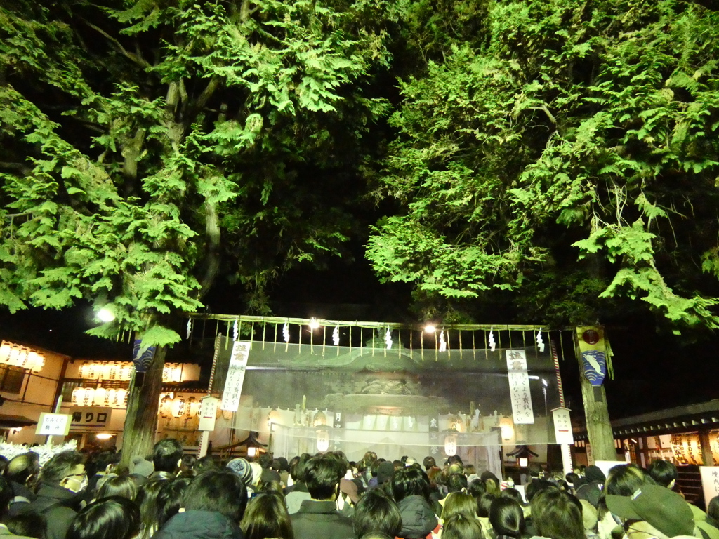 調神社初詣