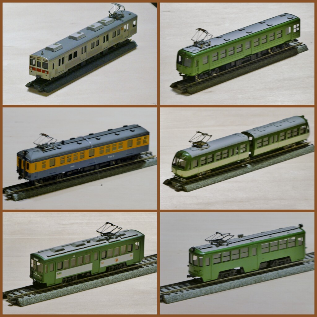 東急の鉄道模型６種