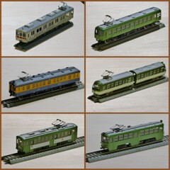 東急の鉄道模型６種