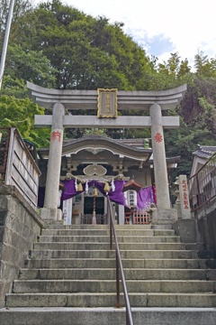 石川町諏訪神社(鳥居)