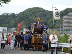 西叶神社大祭山車渡御(１)