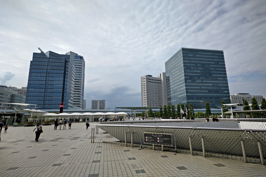 東京ビッグサイト前の様子
