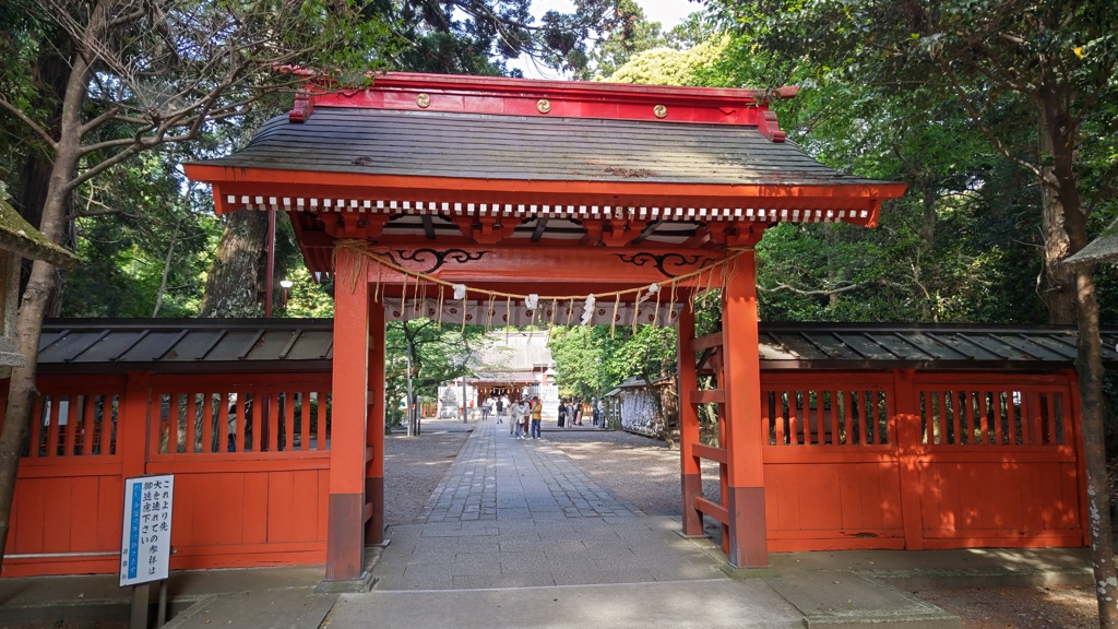 息栖神社神門