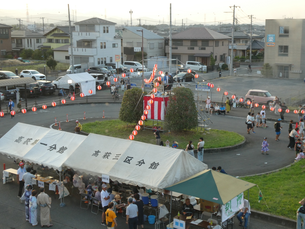 盆踊り前