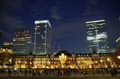 東京駅夜景