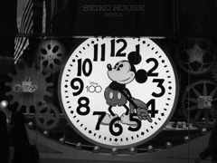 銀座和光のミッキーマウス時計(1)
