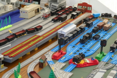 プラレールで操車場