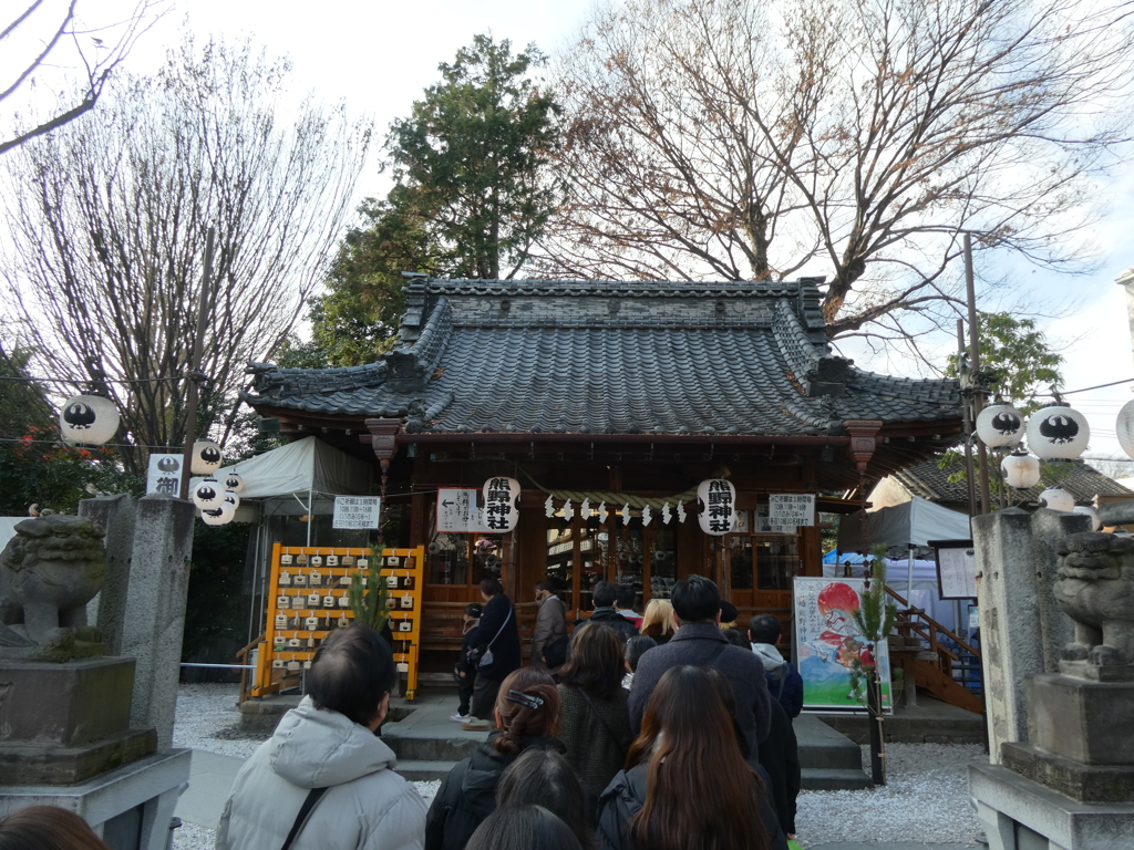 お正月の川越熊野神社(２)