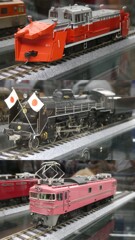 ３台の機関車