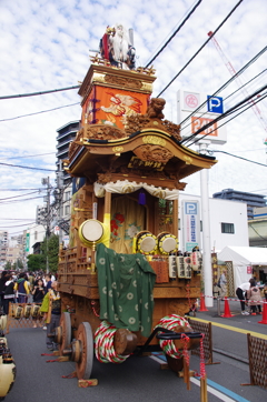 新富町二丁目の山車「鏡獅子」