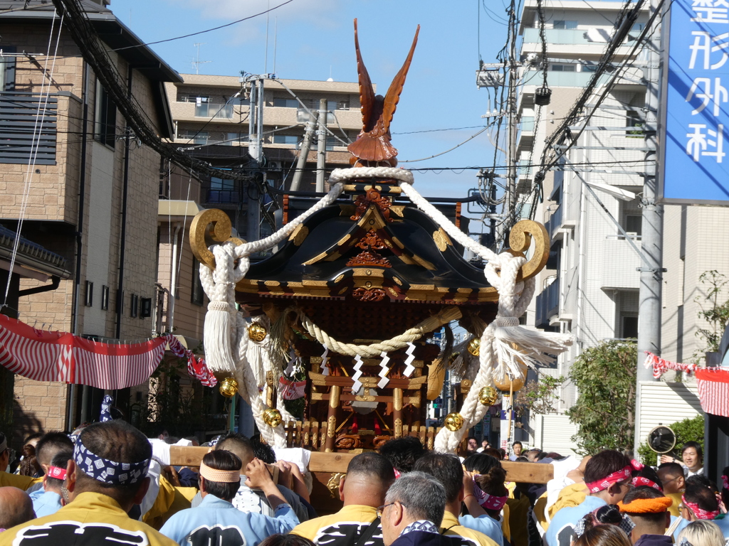 神輿が行く