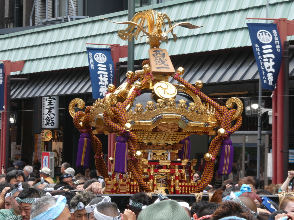 西浅草一の神輿、再び