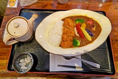 「カレーキッチンyamani」のDXカレーライス