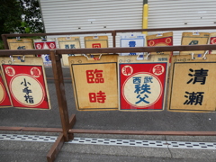 昔の行先表示版(１)