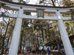 宝登山神社奥宮鳥居