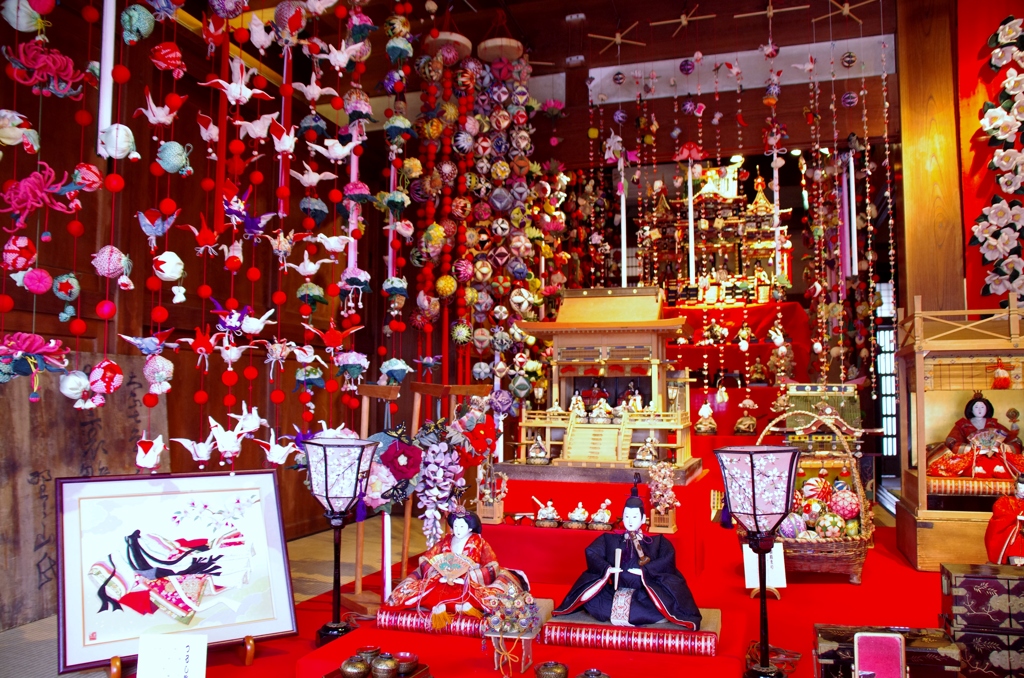 店蔵絹陣のひな飾り(5)