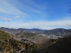 宝登山登山道からの眺望