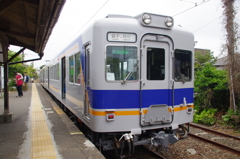 外川駅の次郎右衛門号