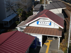 堀切駅舎(北千住方面)