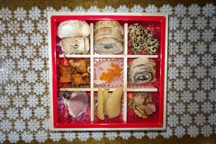 元日の夜に頂いたおせち料理