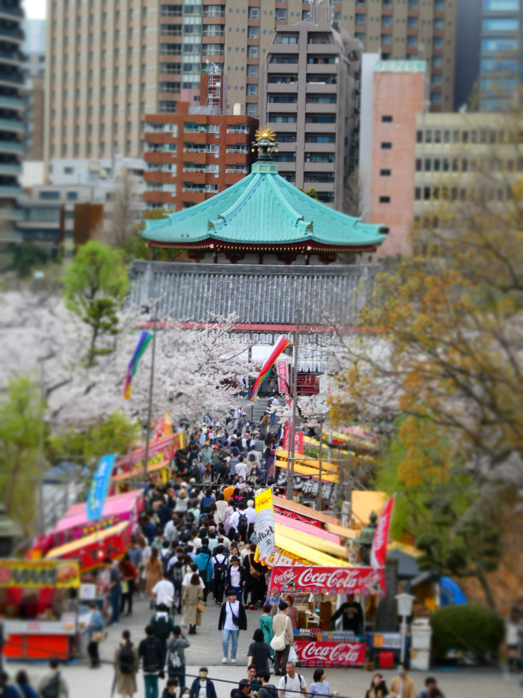 不忍池弁天堂ジオラマ風