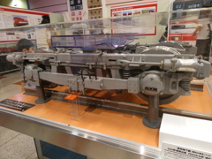 丸ノ内線500形電車台車模型