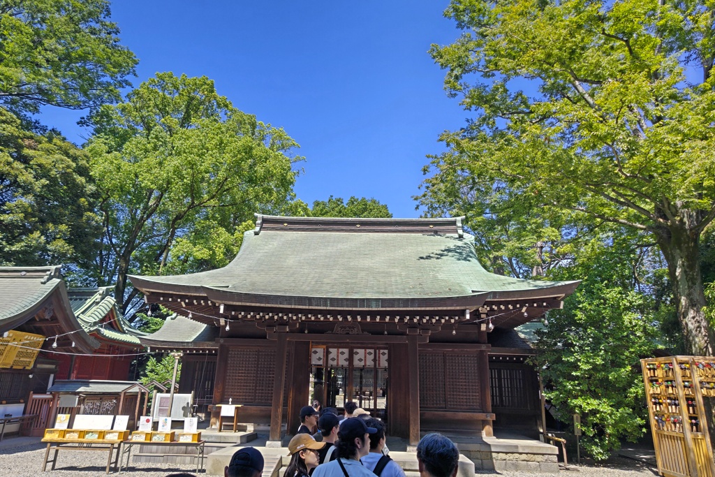 晩夏の川越氷川神社