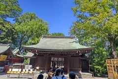 晩夏の川越氷川神社