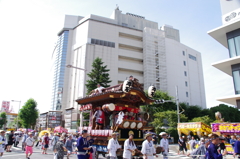 八木橋と本石区の屋台