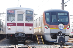 東武10000系と東京メトロ17000系