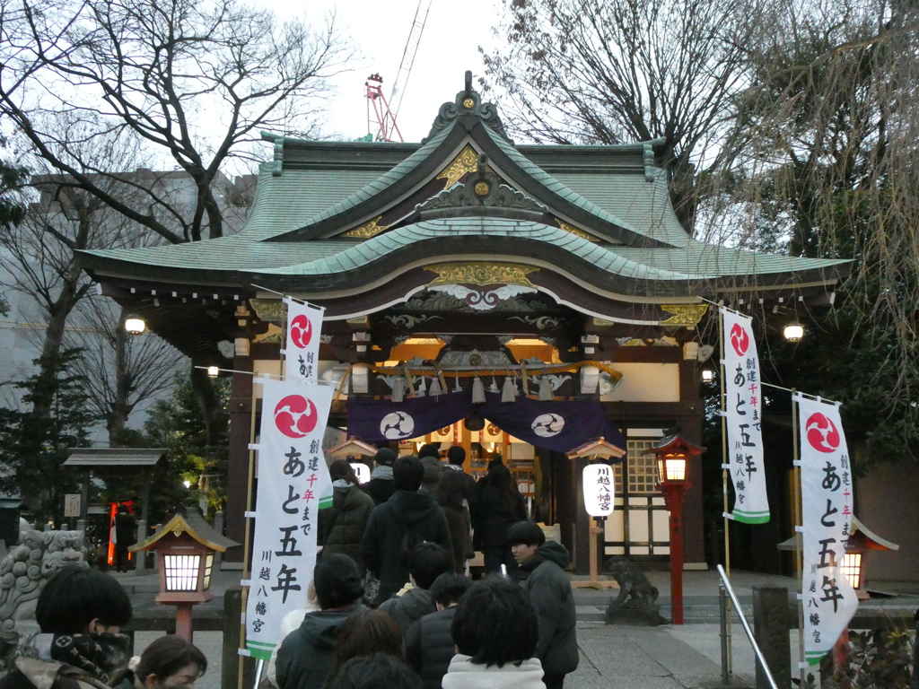 令和７年初詣(川越八幡宮)その１