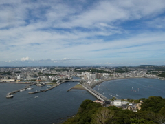 江の島大橋と腰越海岸を望む(2)