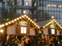 輝くクリスマスマーケット