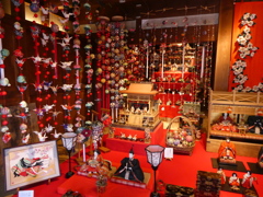 店蔵絹陣のひな祭り(1)