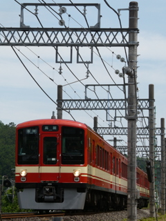 単線を駆ける赤電