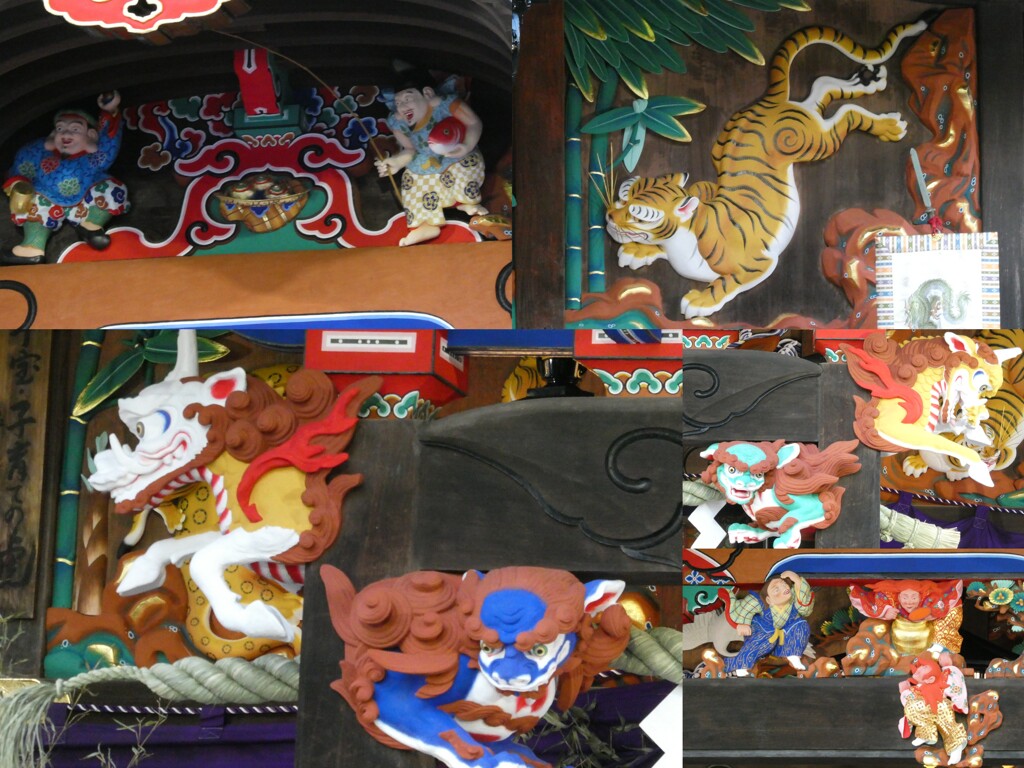 秩父神社の装飾群