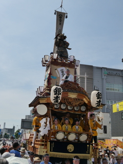 銀座区の山車「熊谷直実」