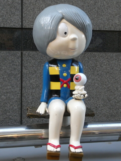 天神通りの鬼太郎像