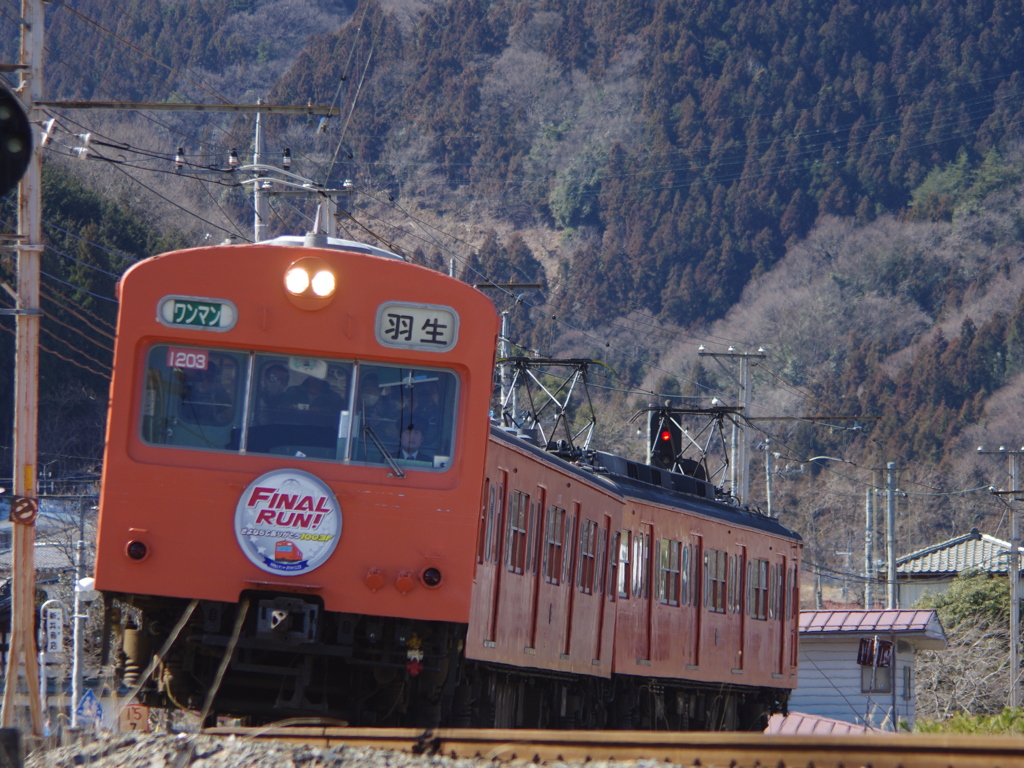 1000系ラストラン(熊谷行き)