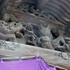 西叶神社の龍の彫刻(２)