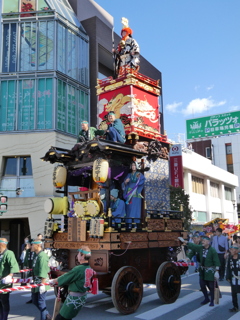 最初に出会った山車