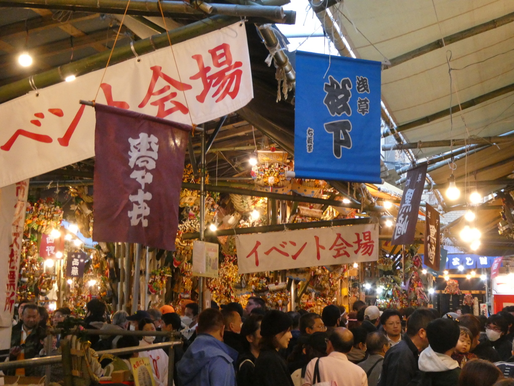 イベント会場付近にて