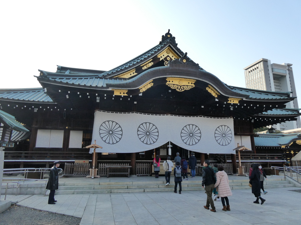 年の瀬の靖国神社