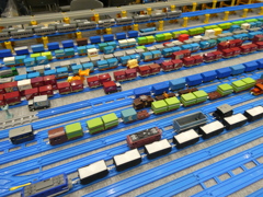 プラレール操車場