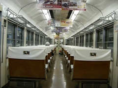 長野電鉄2000系車内