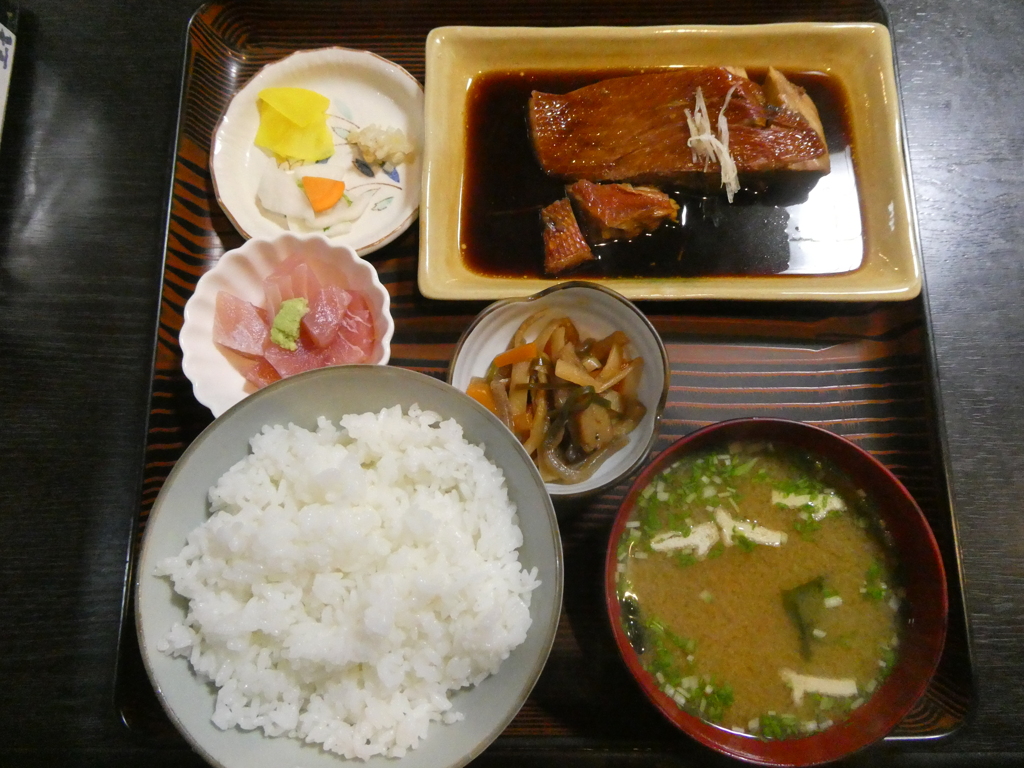 キンメダイの煮付け定食