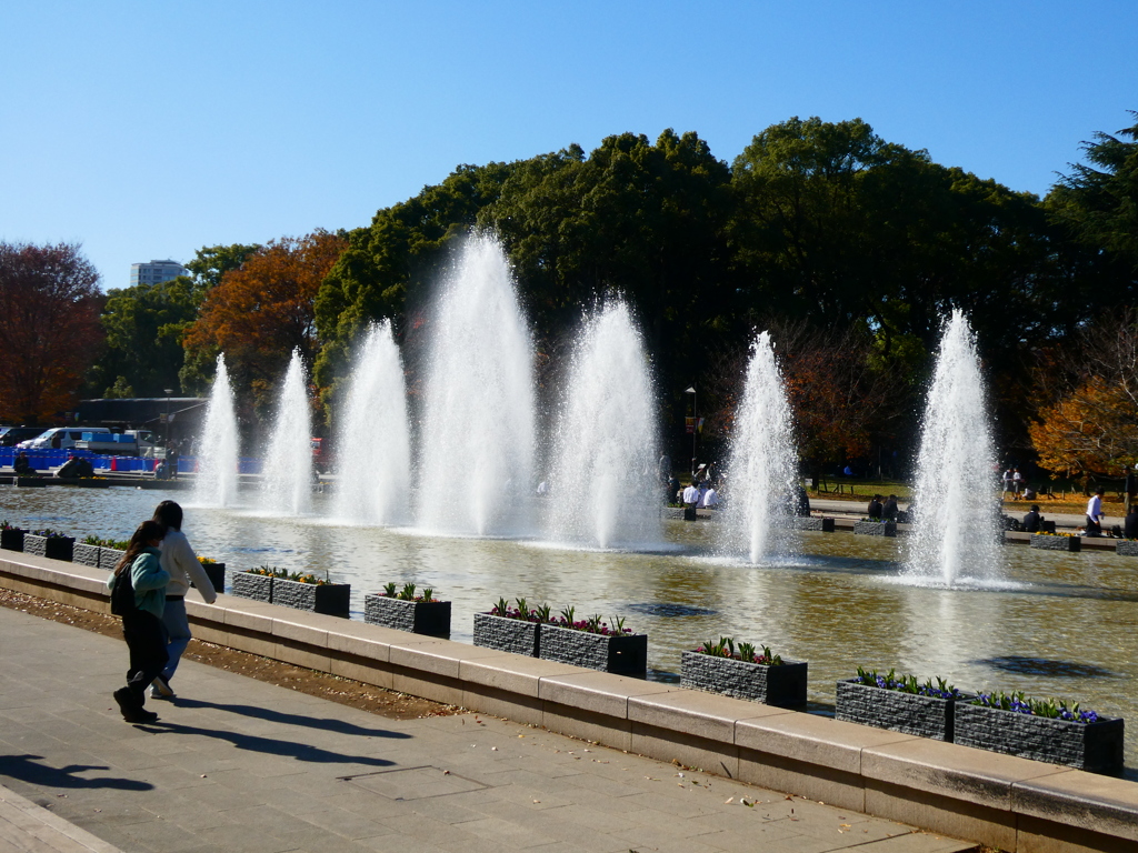 上野公園の噴水