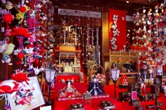 店蔵絹陣のひな飾り(８)