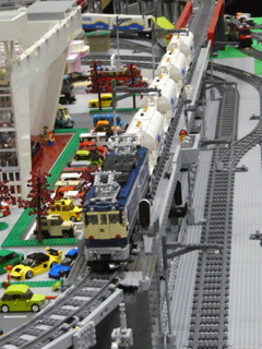 レゴで白ホキ列車